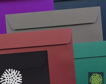 C5 Peel & Seal 120gsm Envelopes - Dark Colours - 9 x 6" - 229 x 162mm - Premium Quality