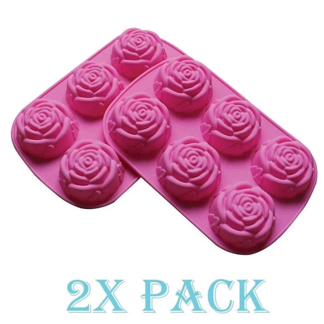 Soap Mold Rose Flower Butterfly Silicone Mold Crafted Molds Handmade Soap Mold
