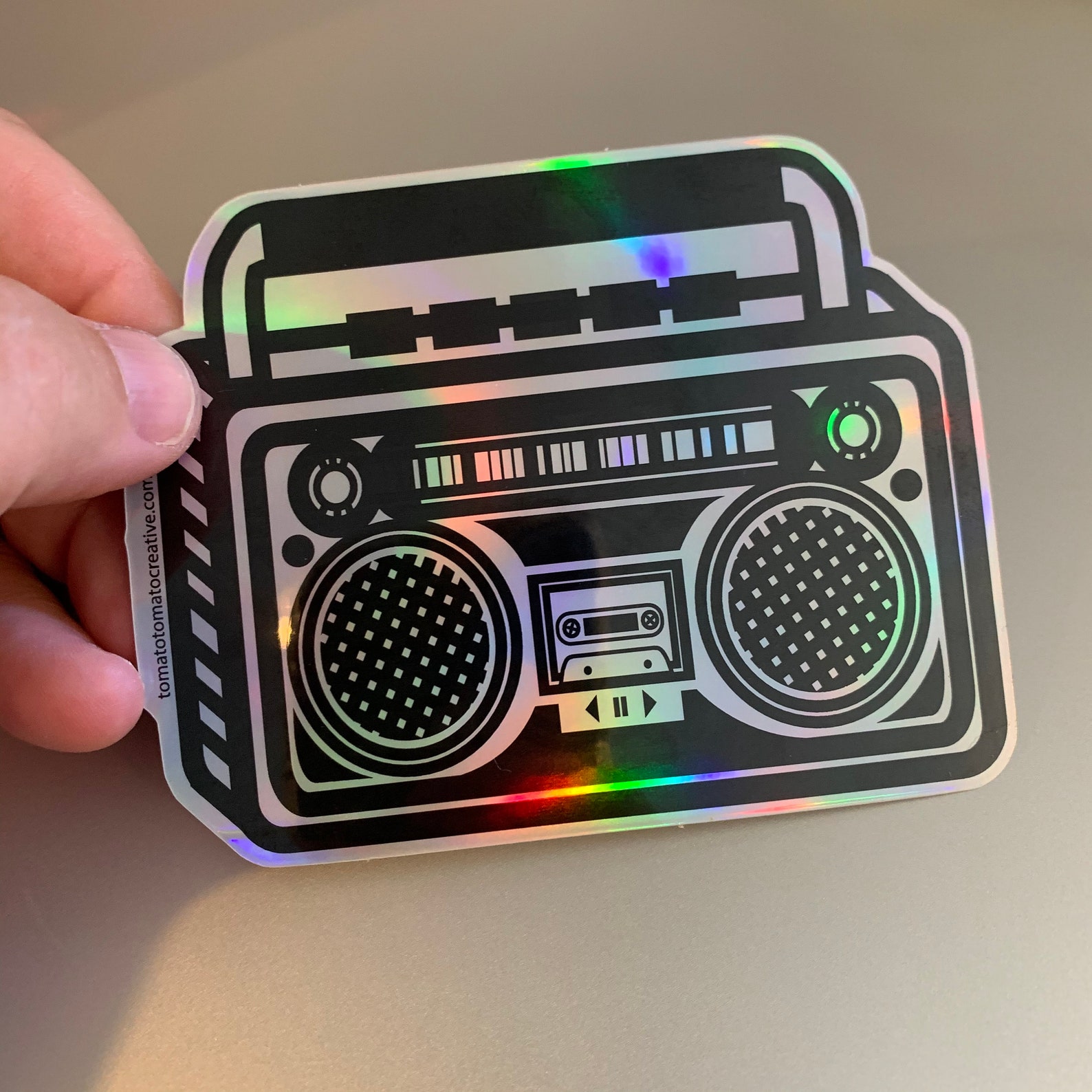 Vinyl Sticker BOOM BOX Etsy