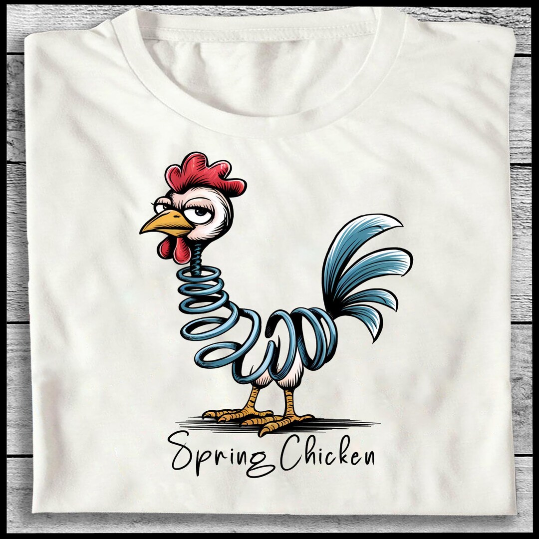 Spring Chicken Sticker Spring Chicken PNG: Digital Download for Sublimation & Crafts - Etsy