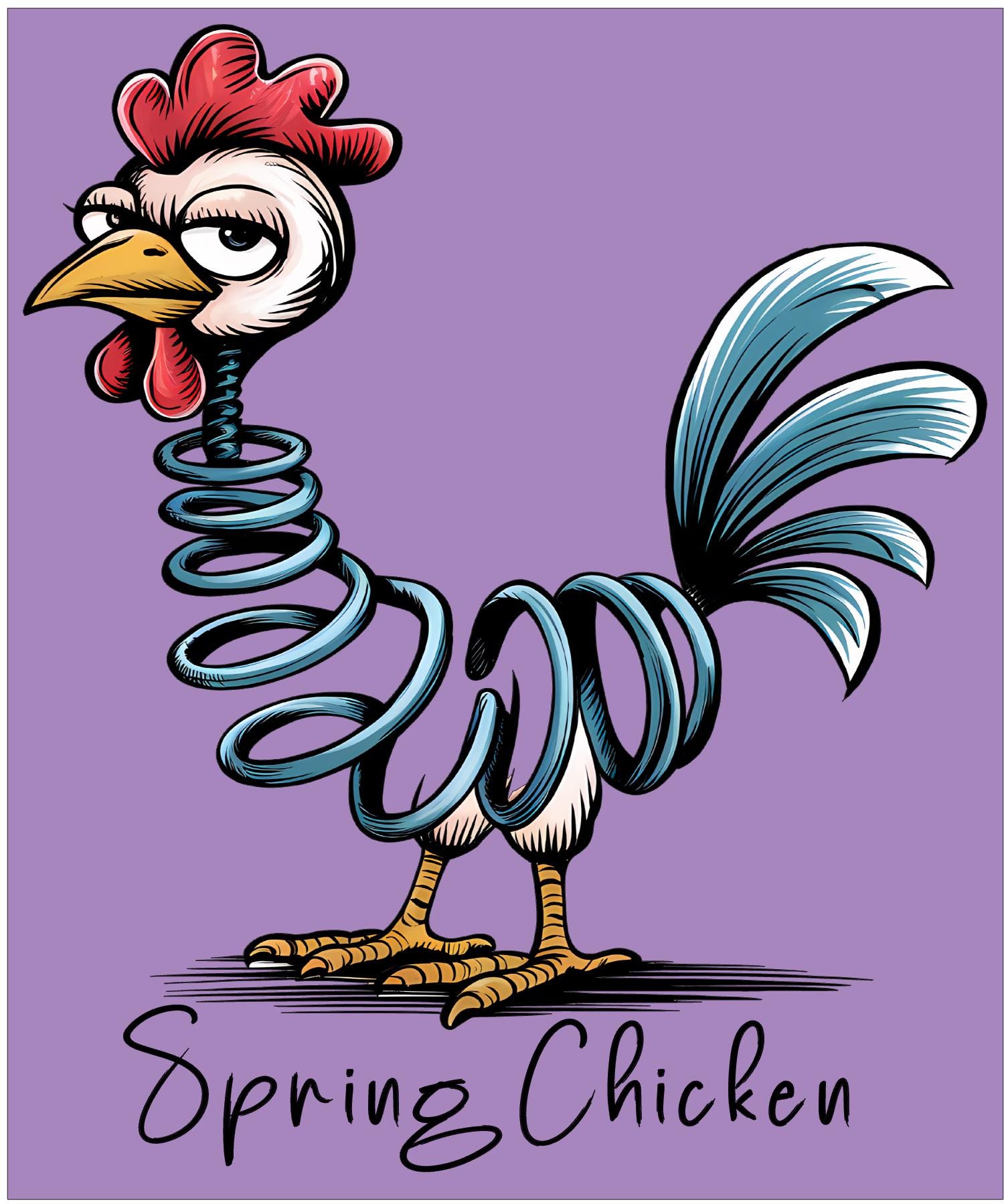 Spring Chicken PNG: Digital Download for Sublimation & Crafts - Etsy