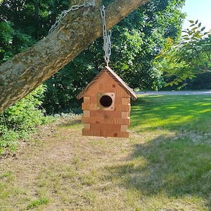 End grain birdhouse