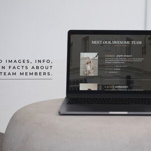 Meet the Team Showit Template Add-on Page | Web Page Design | Team ...