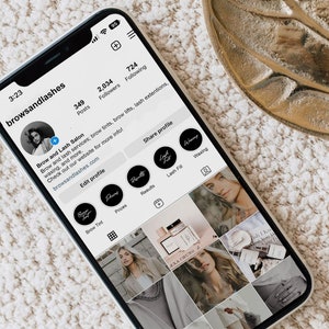 Instagram highlight covers for lash and brow techs