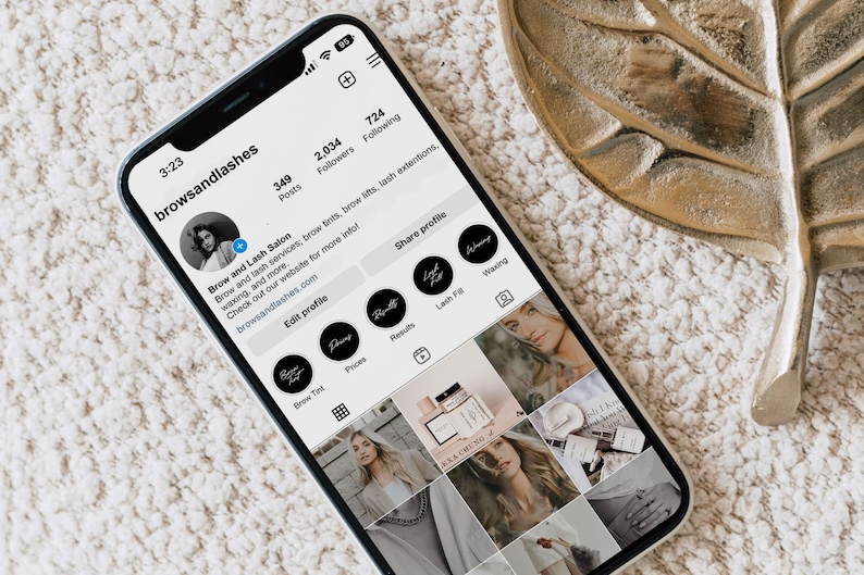 Instagram highlight covers for lash and brow techs