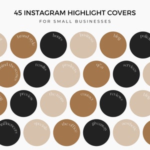 Small Business Instagram Highlight Covers | Instagram Feed | Brand Kit | Instagram Icon | Instagram Followers