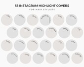 Hair Stylist Instagram Highlight Covers | Instagram Feed | Instagram Followers | Brand Kit | Instagram Icon