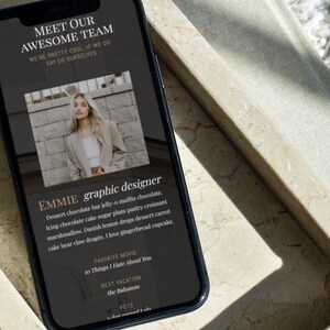Meet the Team Showit Template Add-on Page | Web Page Design | Team ...