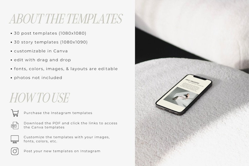 Aesthetic Instagram Story Templates | Canva Social Media Bundle image 4