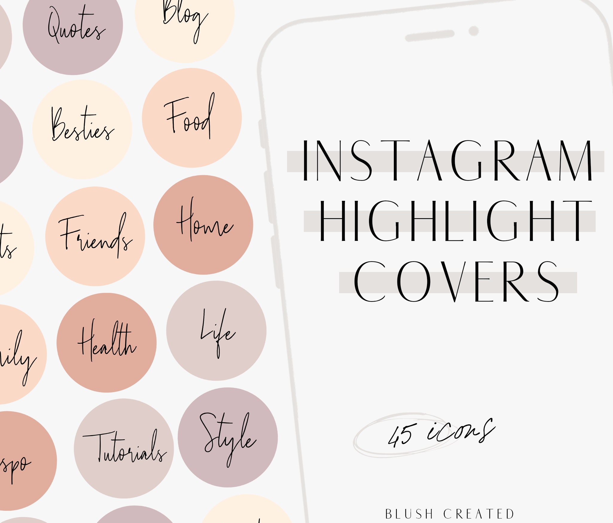 Instagram Stories Highlight Covers 25 Beauty Instagram Highlight Covers ...