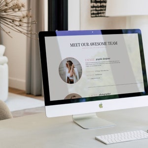 Meet the Team Showit Template Add-on Page | Web Page Design | Team ...