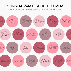 Instagram Highlight Covers | Instagram Feed | Instagram Followers | Brand Kit | Instagram Icon