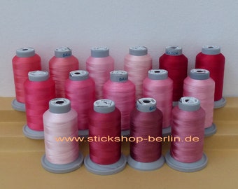 Brildor Polyestergarn PB40 - 1000m Kone - rosa pink rot