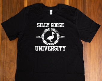 Silly Goose University Shirt, gepersonaliseerd Silly Goose University Shirt, Silly Goose, Silly Goose Shirt, geboortejaar Silly Goose University