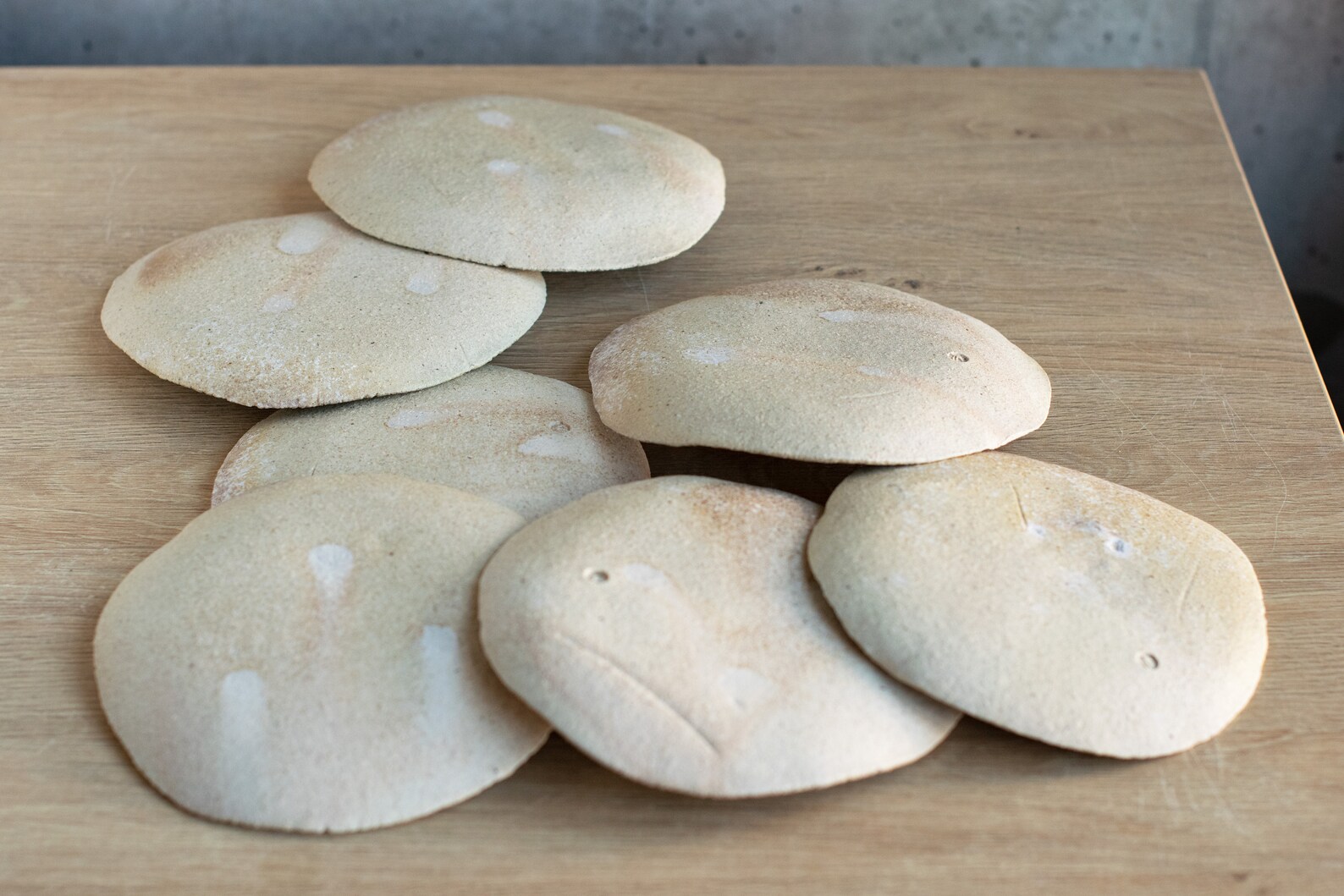Ø 16.5cm / Set of two ceramic starter plates wood fired Etsy