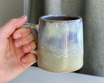 Cosmic stoneware coffee cup | 230ml | Unique handmade pottery | Ceramic cappuccino mug