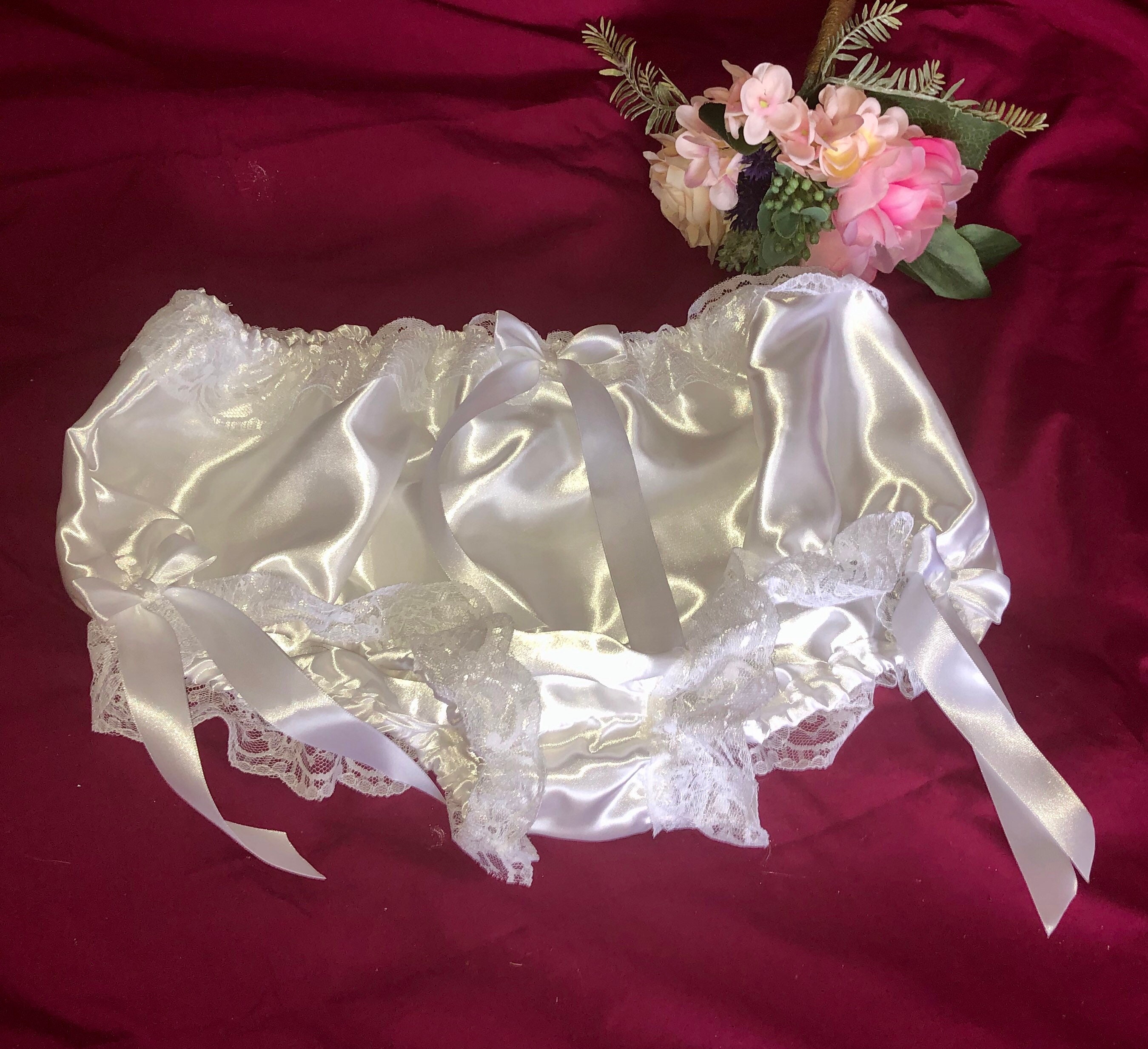 Super High Waisted Satin Lined Satin Panties Etsy