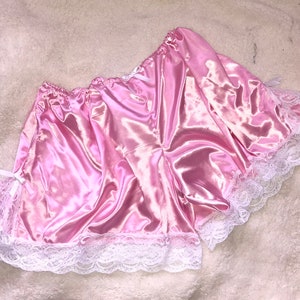 1940s style satin French panties/tap pants