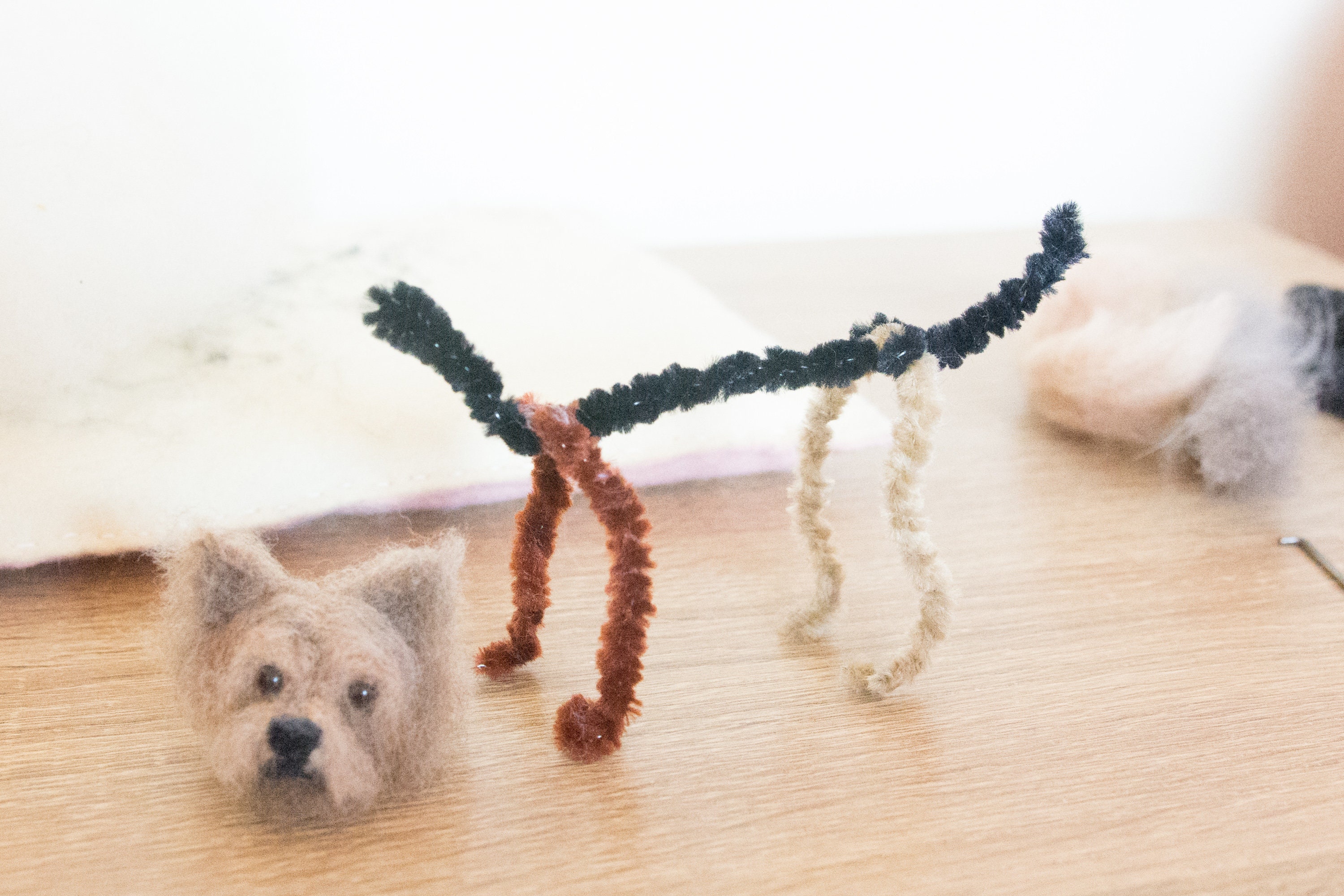 Needle felted tutorial Indie the yorkie yorkshire terrier dog Etsy