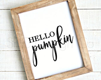 Pumpkin sign | Etsy