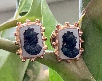 Cameo Gold Filled Cufflinks