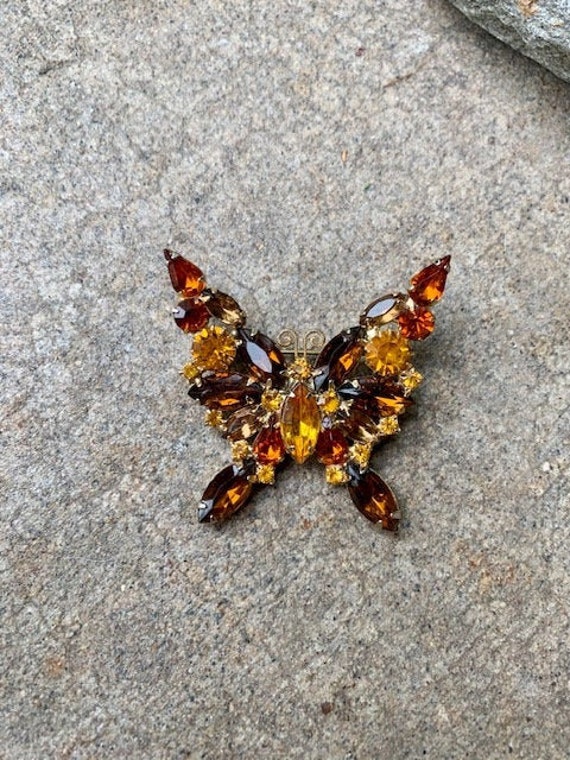 Vintage Weiss Inspired Butterfly Brooch