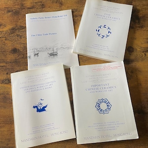 4-Chinese Art Auction Books from Sotheby Parke Bernet - Hong Kong Ltd