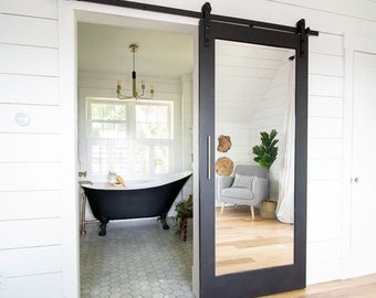 Custom Built Chalkboard Sliding Barn Door Pocket Door Etsy