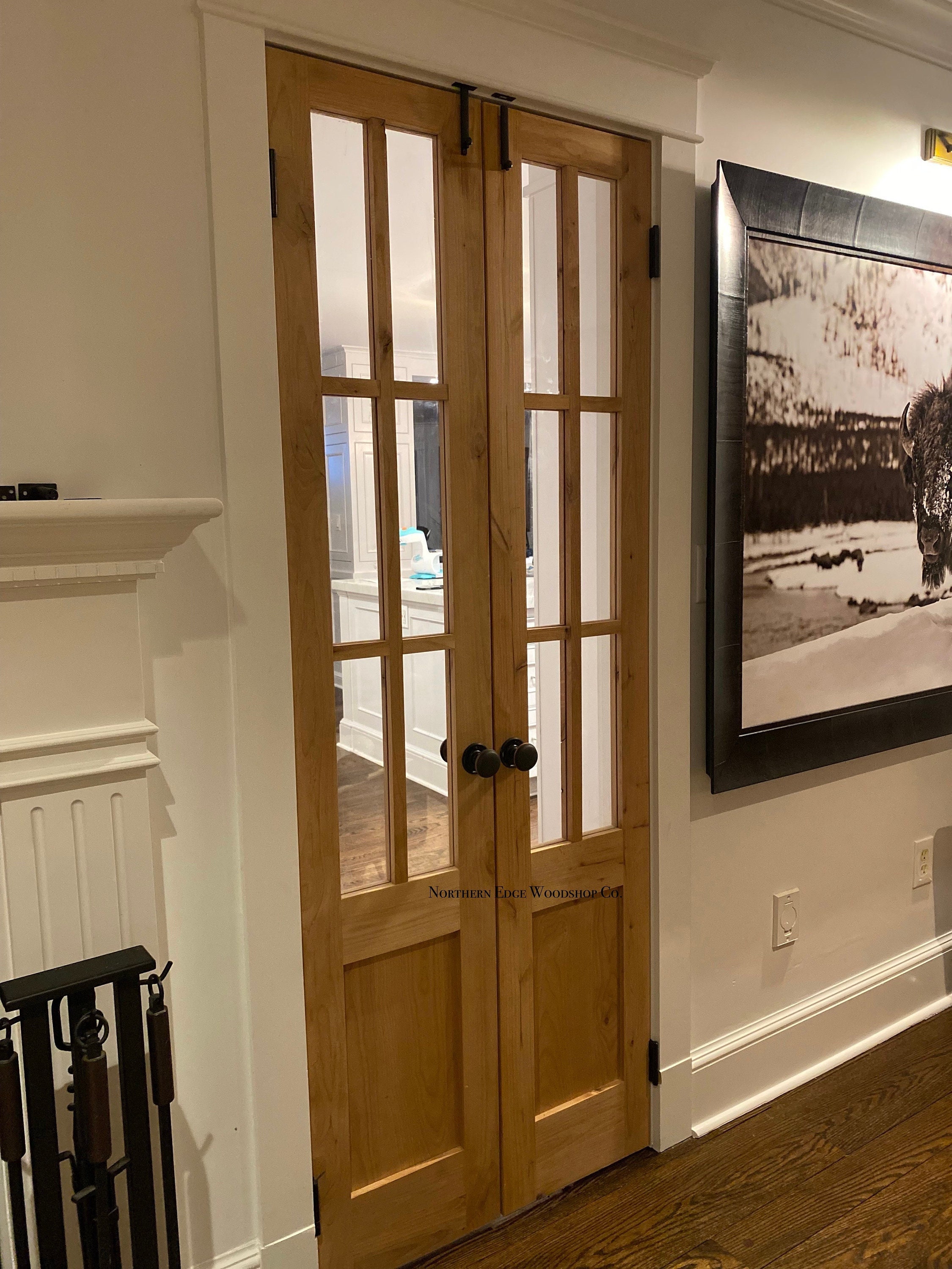 Narrow Interior Double Doors