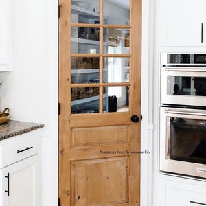SINGLE Custom wooden doors, pantry doors, antique design, French doors, raised panel French doors, farmhouse door, pocket door