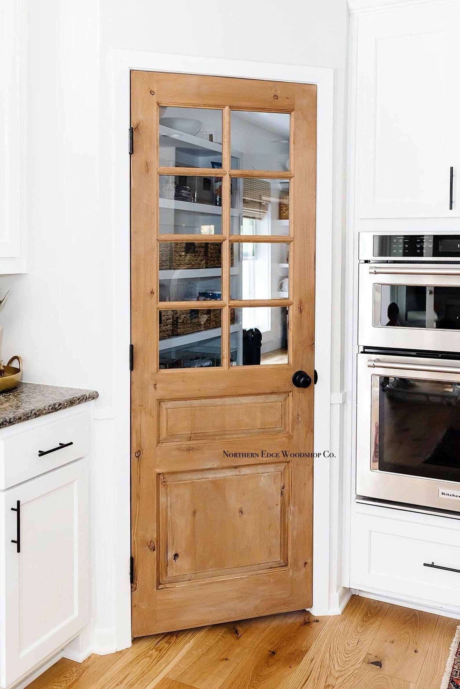 Custom Built: SINGLE Glass French Doors Kitchen Pantry Doors Etsy