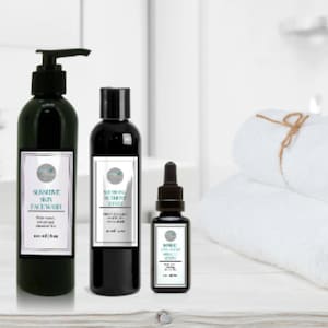 3-Schritt-Hautpflege-System || Gesichtswasser - Gesichtswasser - LARGE Serum ∙ Bio ∙ 100% natürlich