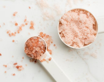 Pink Himalayan Salt Scrub || Body Scrub - Foot Scrub ∙ 100% Natural