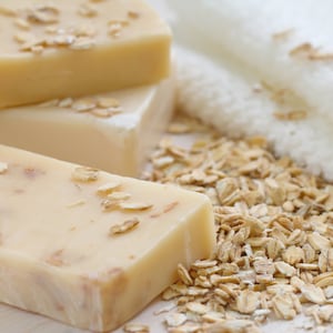 Haferflocken & Sheabutter Kaltprozess-Seifen || Sheabutter Seife || Handarbeit