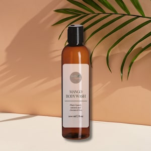 Nettoyant pour le corps à la mangue biologique || Gel douche naturel || Biologique ∙ 100 % naturel
