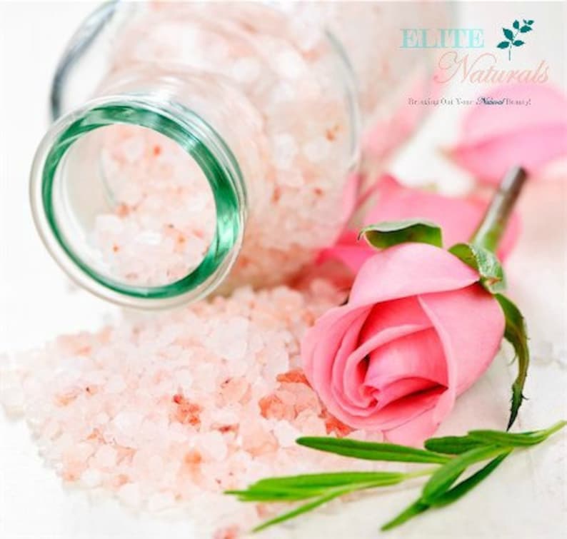 Pink Himalayan Salt Scrub Body Scrub Foot Scrub 100% Natural image 4