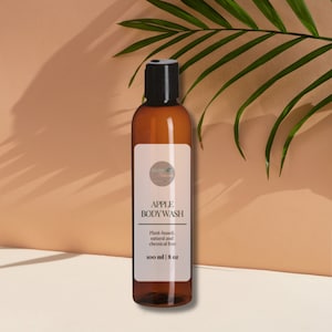 Organic Apple Body Wash || Natural Shower Gel || Organic ∙ 100% Natural