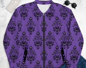 Unisex Haunted Mansion Bomber Jacket