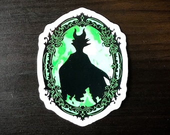 Maleficent Fire Sticker & Magnet