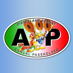 Donald Duck The Three Caballeros Annual Passholder Sticker & Magnet