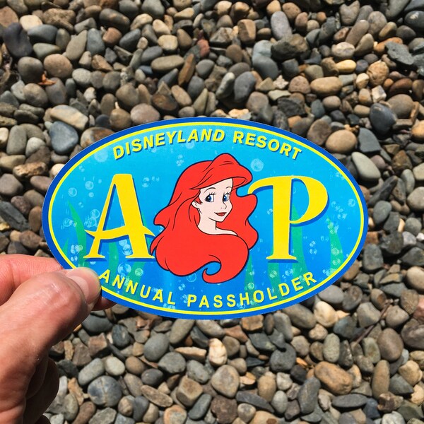The Little Mermaid Passholder Sticker & Magnet