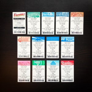 Disneyland Fastpass Pack (Sticker & Magnet)
