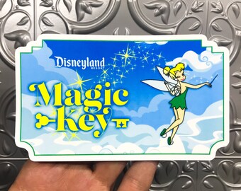 Magic Key Tinker Bell Sticker & Magnet