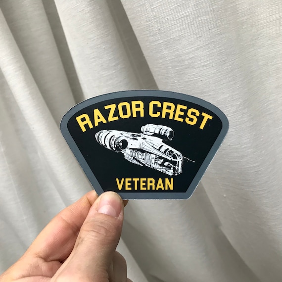 Star Wars Razor Crest Veteran Sticker & Magnet - Etsy
