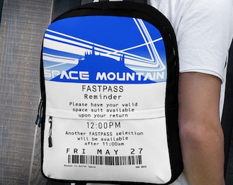 Space Mountain Fastpass Backpack