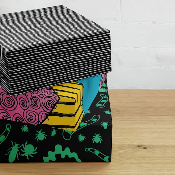 Staranry 10 M X 38 Cm Papier Cadeau Noir, Couleur Unie, Effet