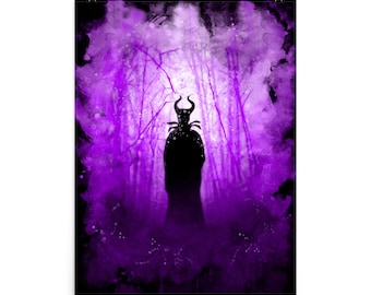Maleficent wall art