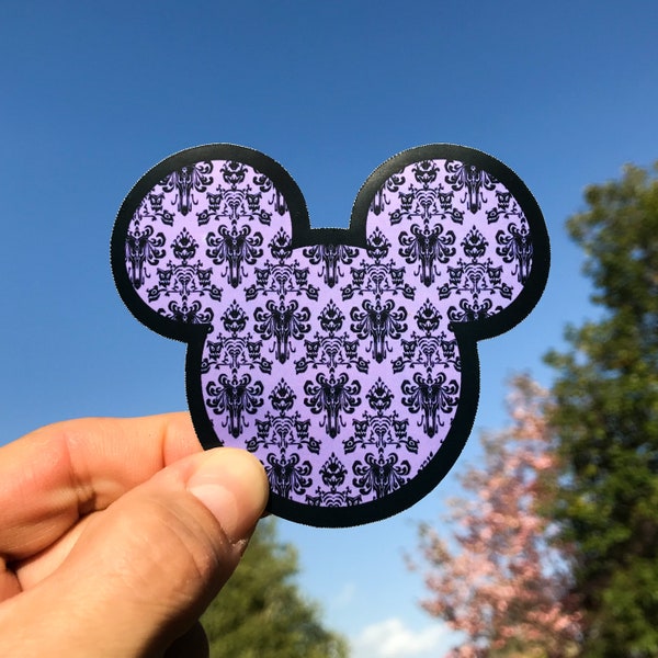 Mickey Haunted Mansion Sticker & Magnet