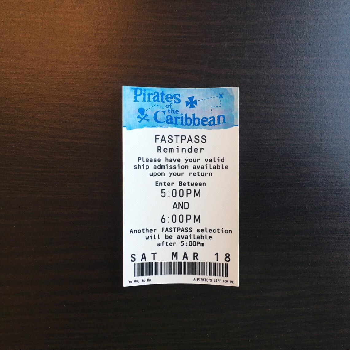 Pirates of the Caribbean Fastpass Sticker & Magnet - Etsy