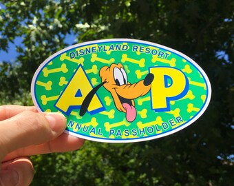 Pluto Annual Passholder Sticker & Magnet